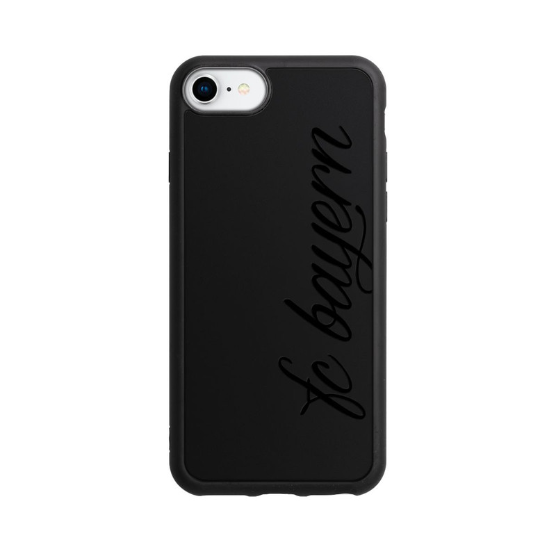 iPhone 7 Base Case Schwarzes FCB Girlmotiv - ohne Hintergrund