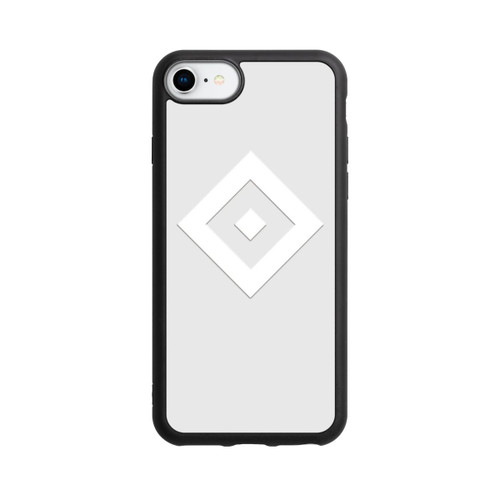 Apple iPhone 7 Base Case Rauten Logo auf HSV Grau