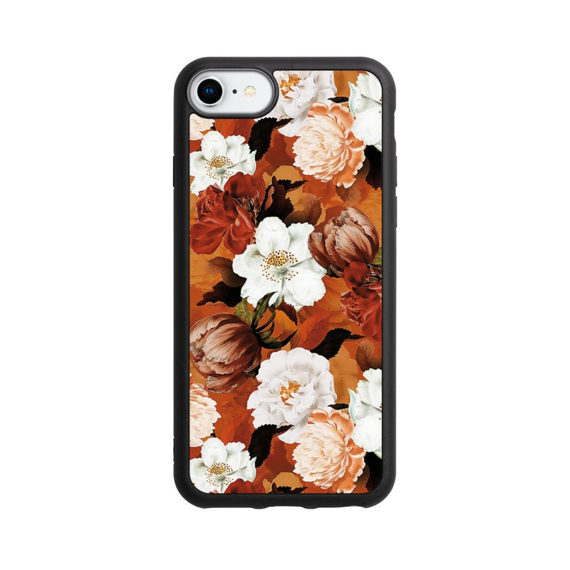 iPhone 7 Base Case Üppige Vintage Pfingstrosen Und Rosen