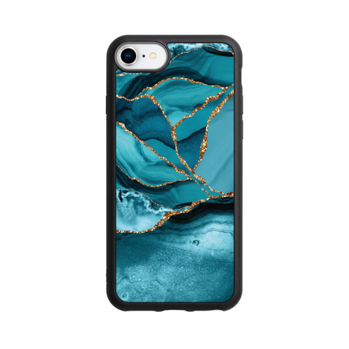 Apple iPhone 7 Base Case Eisblaue Marmor Landschaft