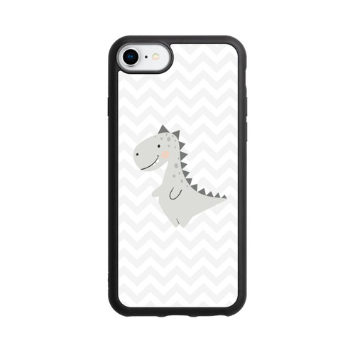 Apple iPhone 7 Base Case Grauer Dino