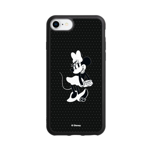 Apple iPhone 7 Base Case Minnie Frech Schwarz