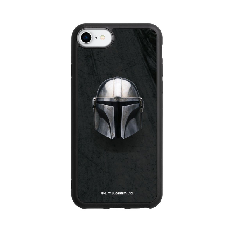 iPhone 7 Base Case Schwarzer Mandalorianer Helm