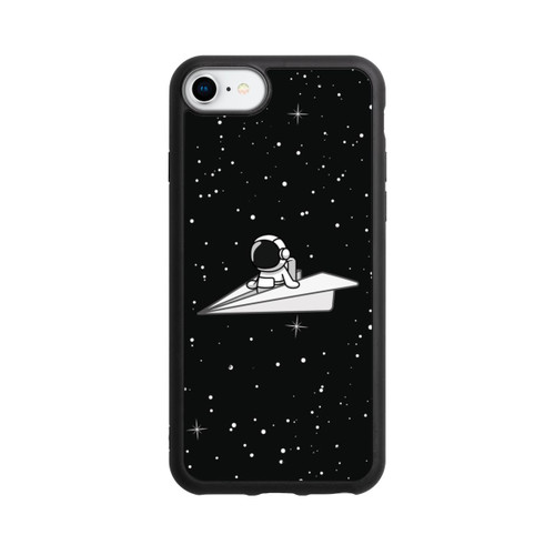 Apple iPhone 7 Base Case Astronaut Paper Plane Comic