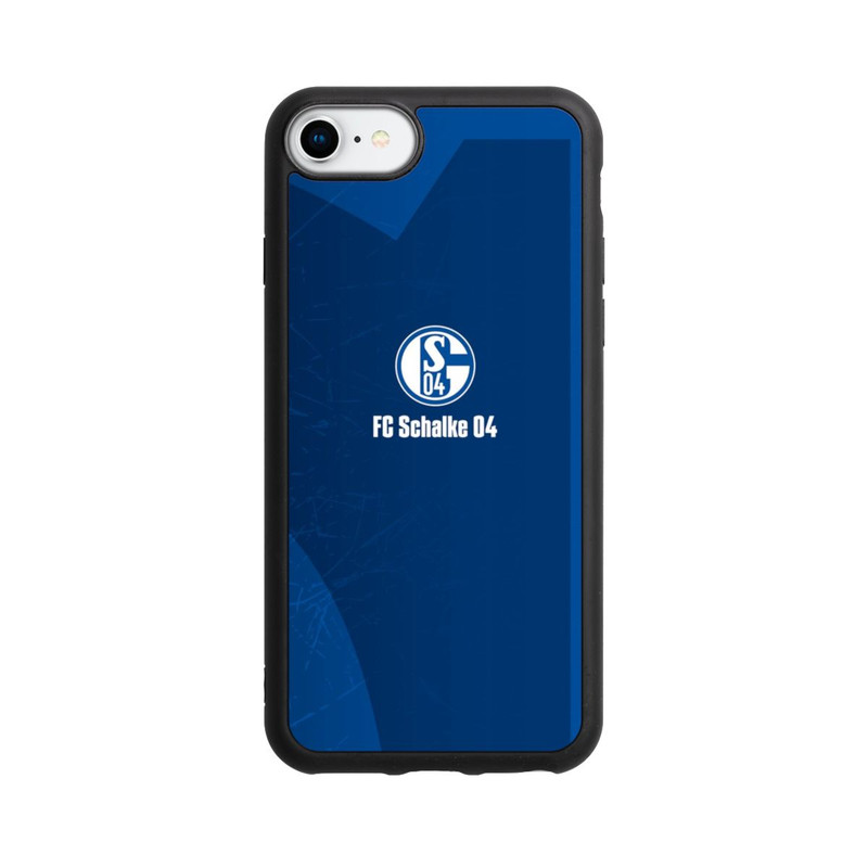 iPhone 7 Base Case Schalke 04 Blauer Hintergrund Mit Logo