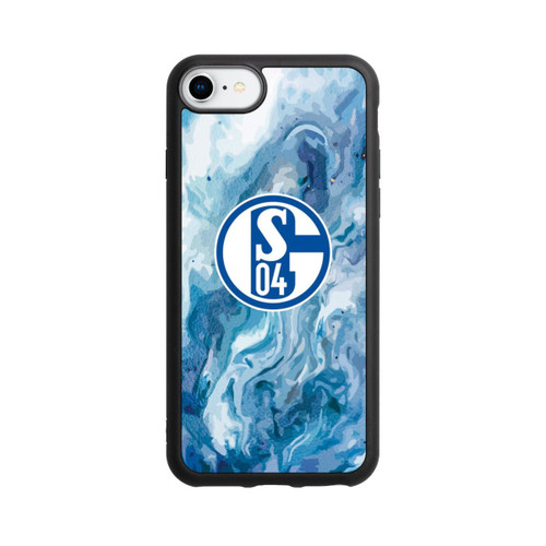 Apple iPhone 7 Base Case Schalke 04 Flüssig Blau