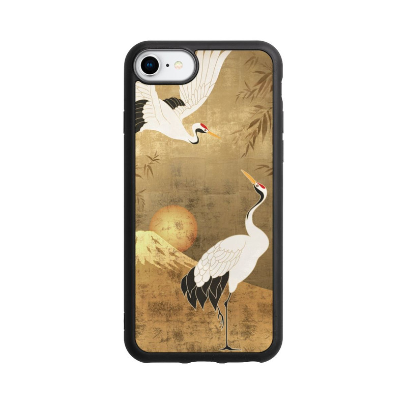 iPhone 7 Base Case Kraniche Gold Japan 1