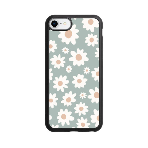 Apple iPhone 7 Base Case Gänseblümchen Muster grün