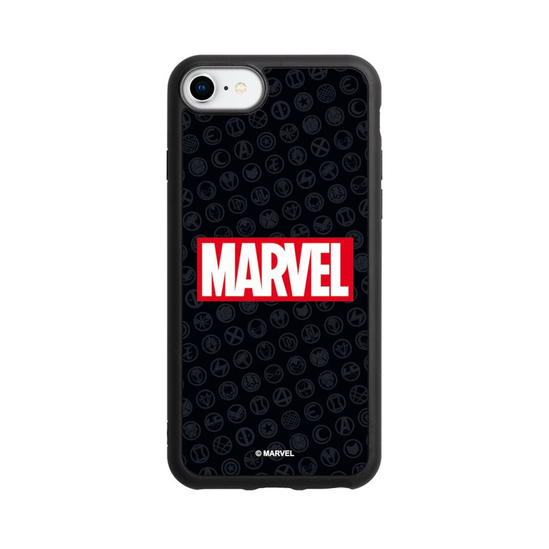 iPhone 7 Base Case Marvel Logo Black Red 
