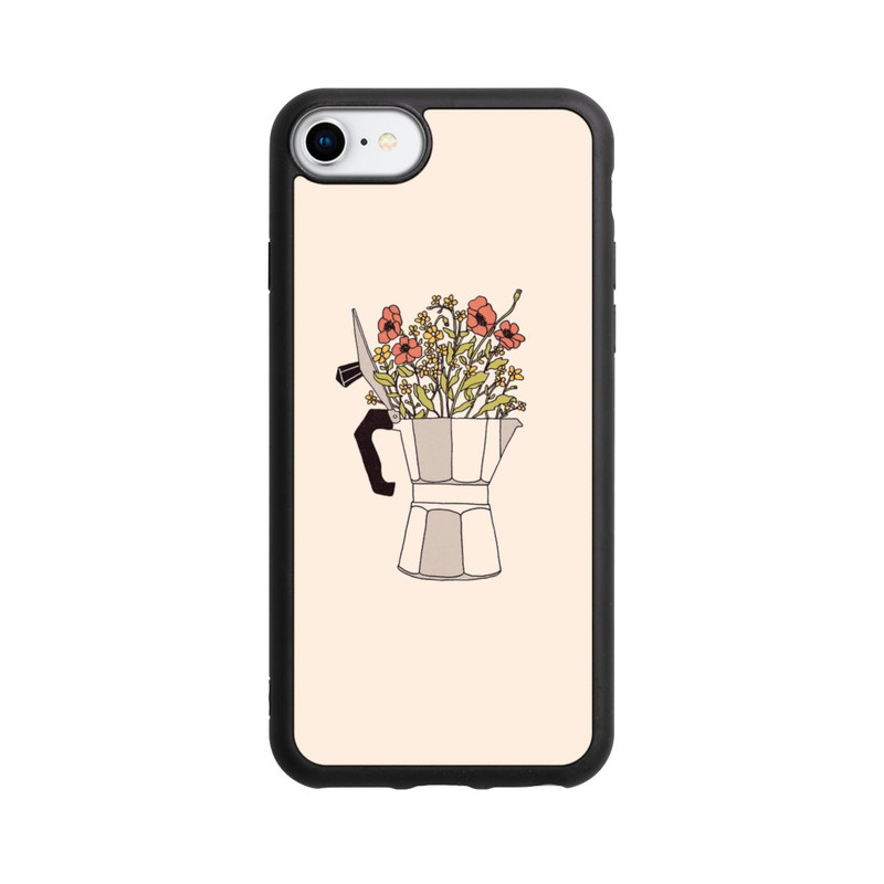 iPhone 7 Base Case Moka Blumen