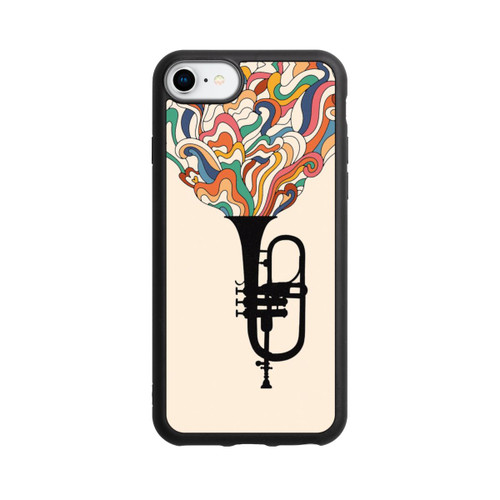 Apple iPhone 7 Base Case Flügelhorn Jazz bunt