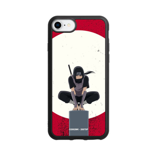 Apple iPhone 7 Base Case Itachi Uchiha Symbol Roter Hintergrund