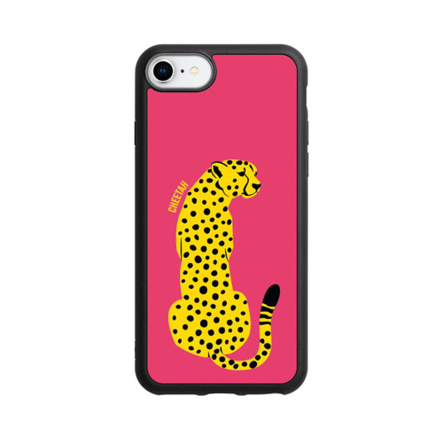 Apple iPhone 7 Base Case Colourful Yellow Cat