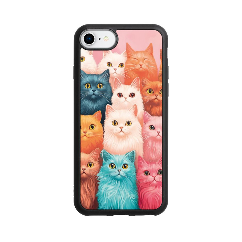 iPhone 7 Base Case Cats Looking