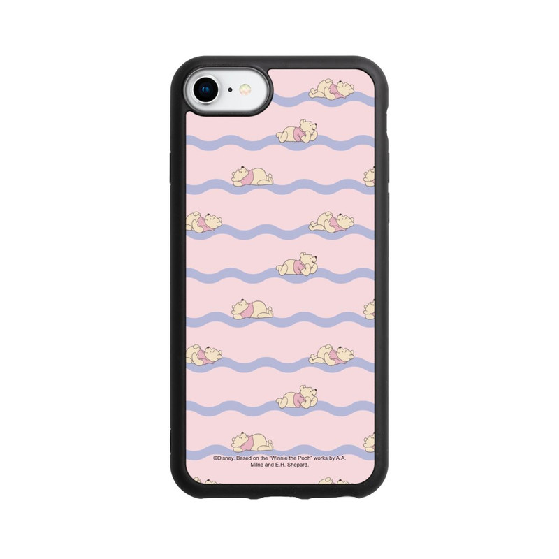 iPhone 7 Base Case Winnie the Pooh Pink Waves