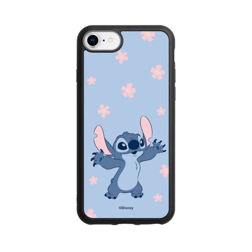 Apple iPhone 7 Base Case Stitch Pastel Flowers Blue