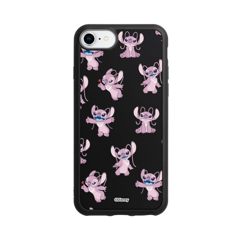 iPhone 7 Base Case Angel Faces Pattern Transparent
