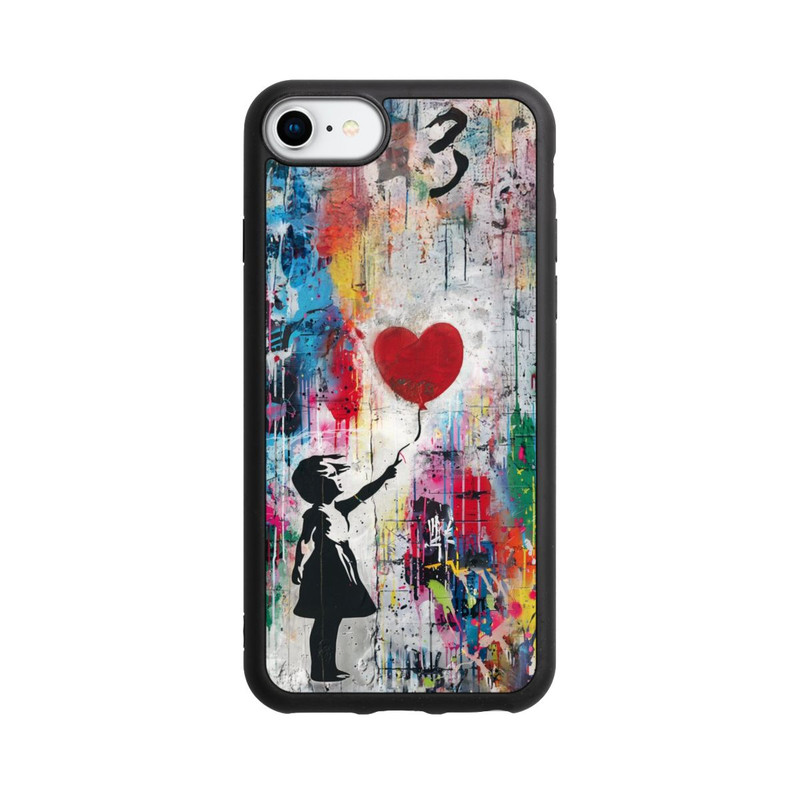iPhone 7 Base Case Balloon Girl Colorful