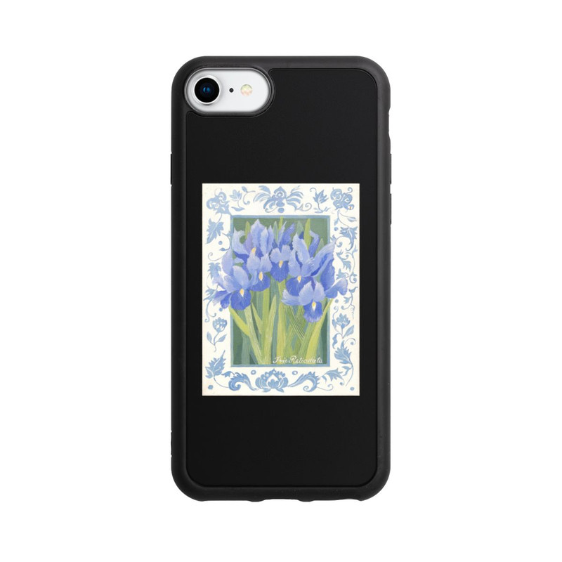 iPhone 7 Base Case Blue Iris, by Jennifer Abbott