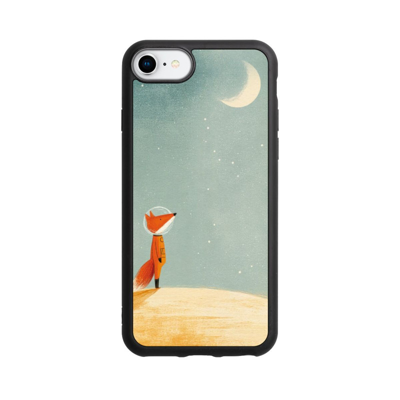 iPhone 7 Base Case Fuchs im Mondlicht