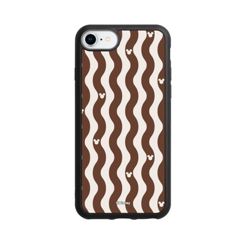 Apple iPhone 7 Base Case Micky Muster Braune Wellen