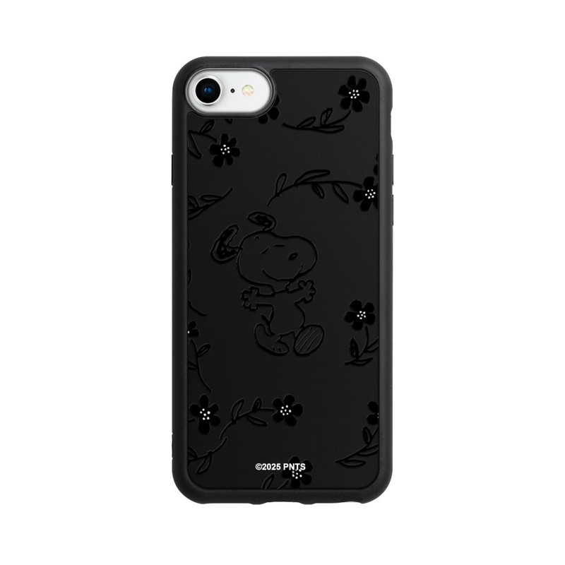 iPhone 7 Base Case Snoopy und Flowers Transparent
