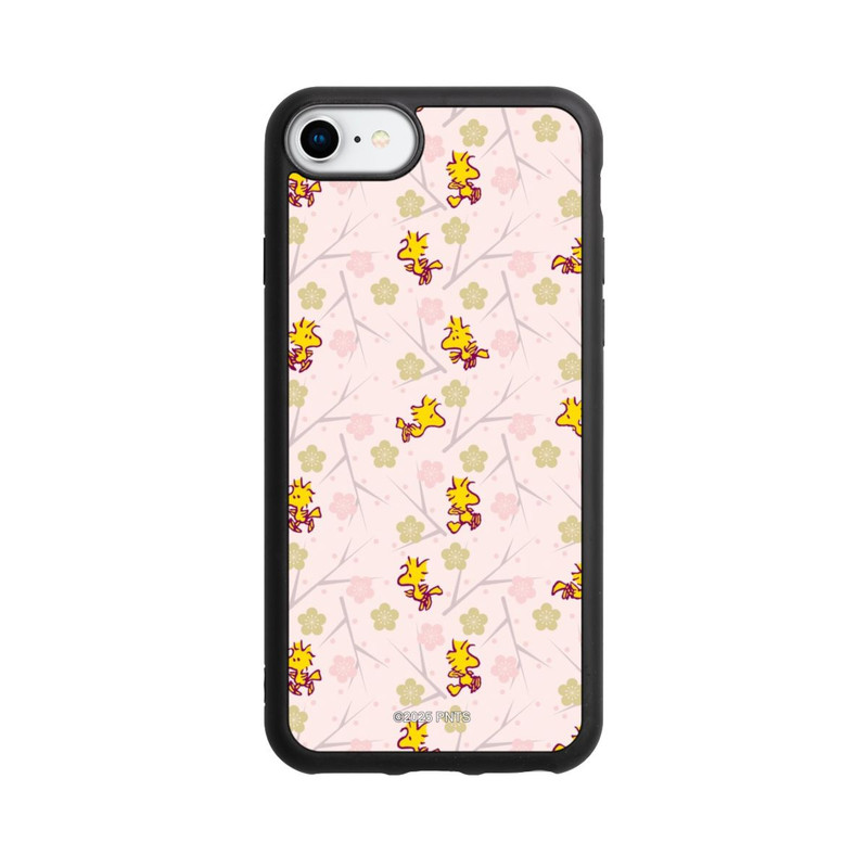 iPhone 7 Base Case Woodstock Pink Muster