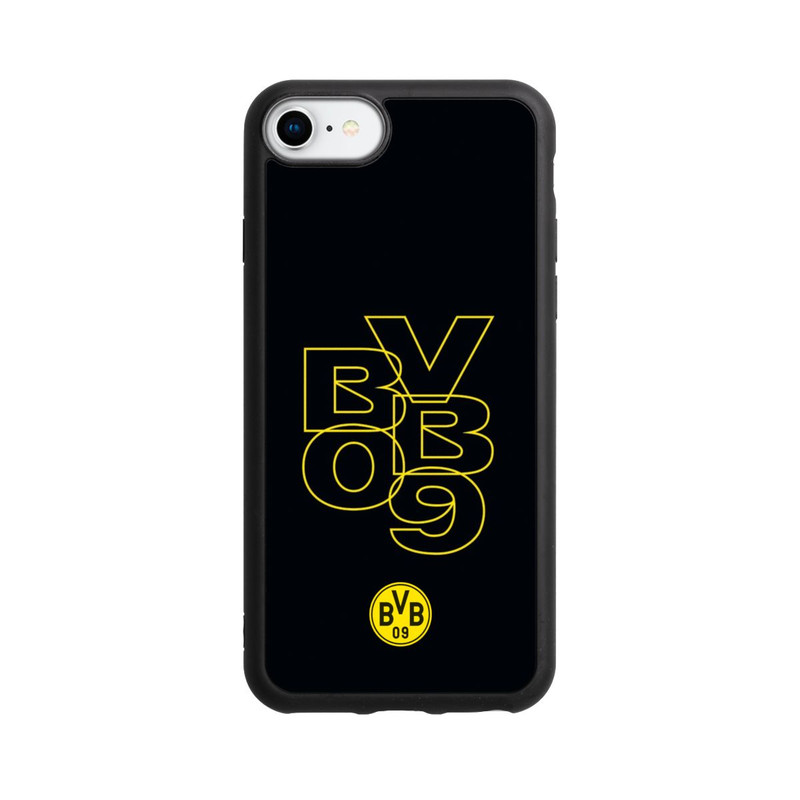iPhone 7 Base Case BVB09 Gelb Schwarz