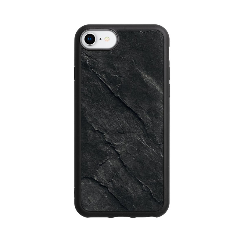 iPhone 7 Base Case Dunkler Schiefer Look