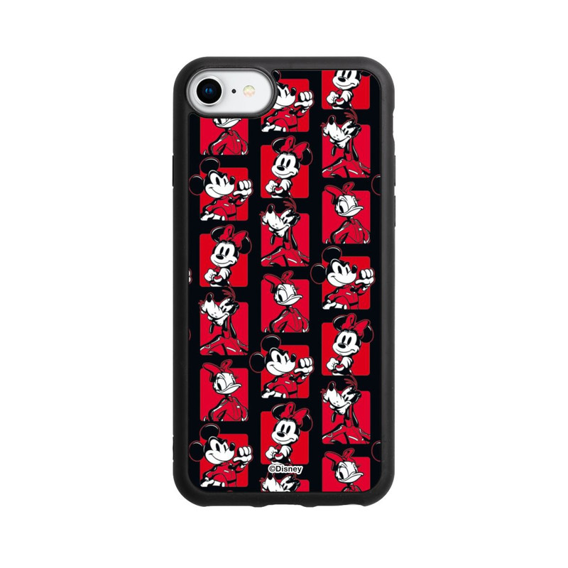 iPhone 7 Base Case Micky Maus Racing Muster Rot