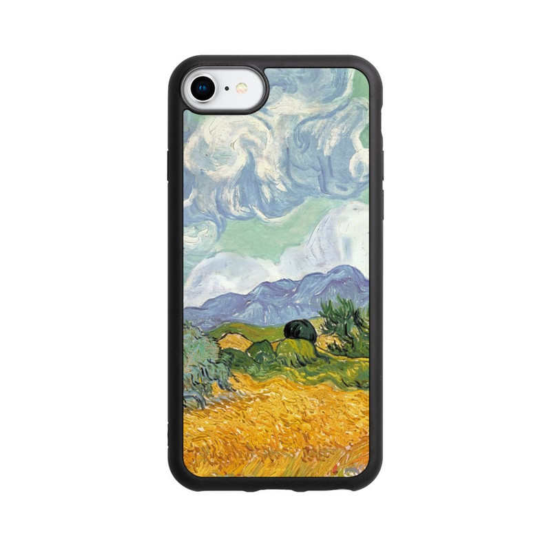 iPhone 8 Base Case Weizenfeld mit Zypressen