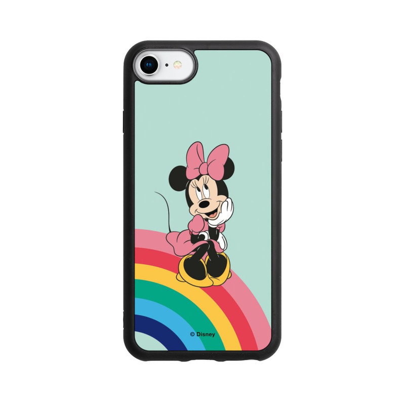 iPhone 8 Base Case Minnie Regenbogen Portrait
