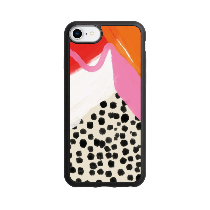iPhone 8 Base Case Crazy Life Art 03