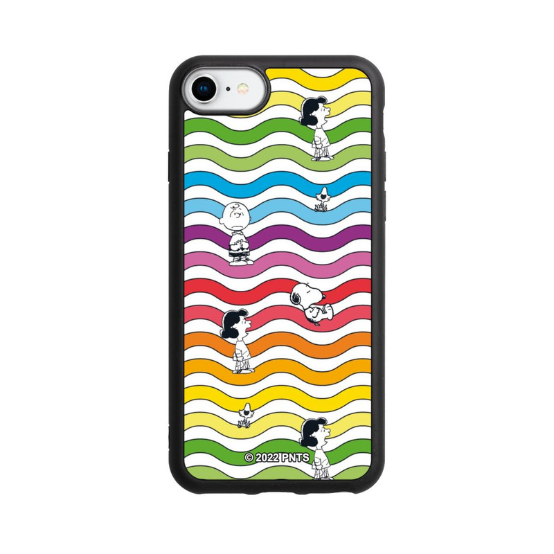 iPhone 8 Base Case Snoopy Pattern Rainbow