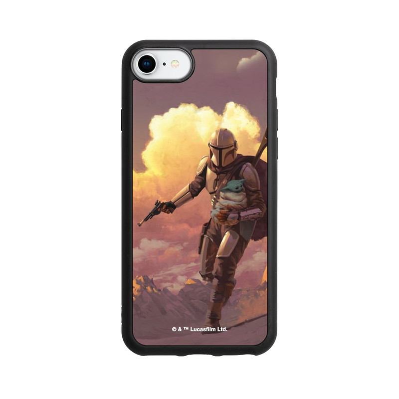 iPhone 8 Base Case Der Mandalorianer und Grogu Sonnenguntergang Wolken