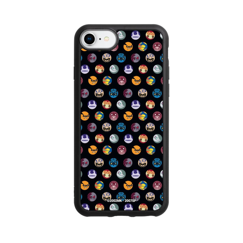 iPhone 8 Base Case Bijuu Muster Schwarz