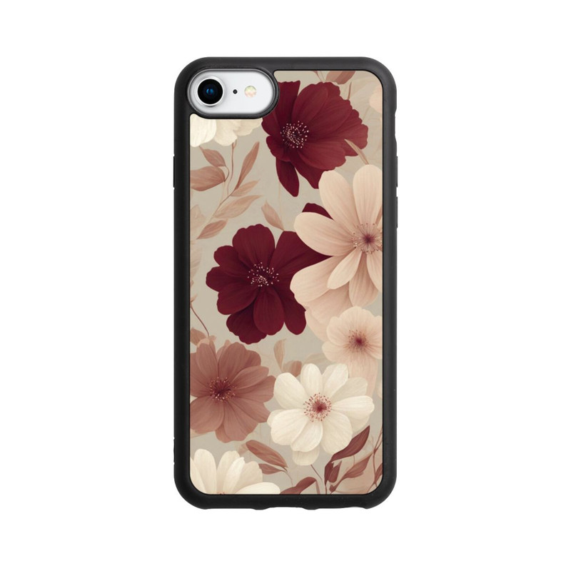 iPhone 8 Base Case Romantische Pastellblumen mit KI