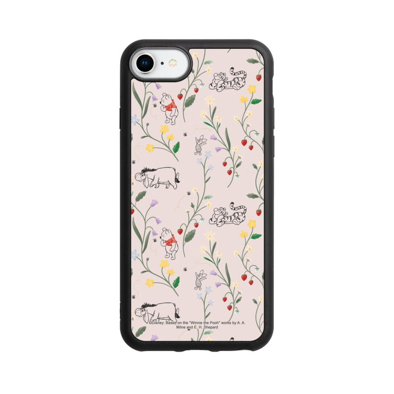 iPhone 8 Base Case Winnie the Pooh Friends and Flowers
