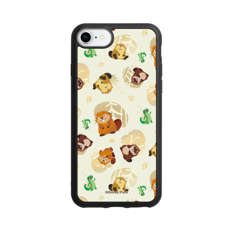 iPhone 8 Base Case Hoppers Muster Gelb