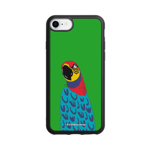 Apple iPhone 8 Base Case Drei Fragezeichen und der Super-Papagei