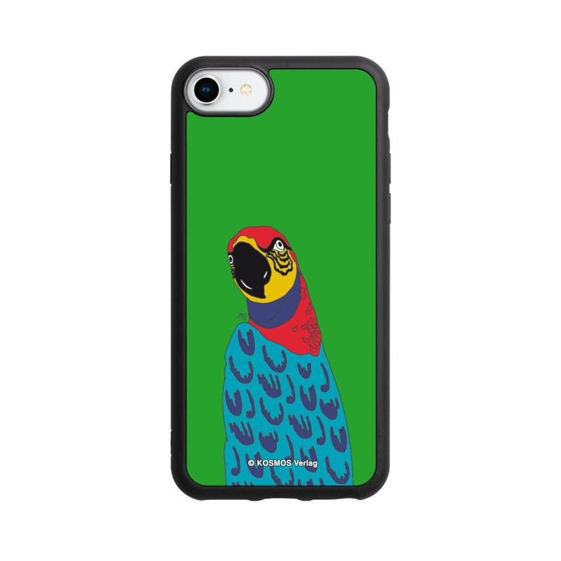 iPhone 8 Base Case Drei Fragezeichen und der Super-Papagei
