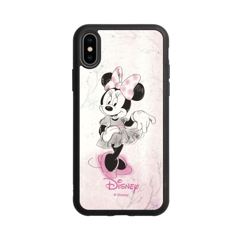 iPhone Xs Base Case Minnie Aquarell