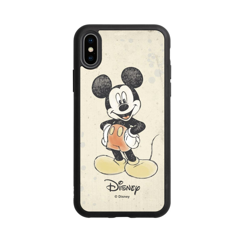 iPhone Xs Base Case Micky Watercolor