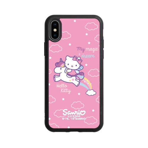 Apple iPhone Xs Base Case Hello Kitty - Magisches Einhorn