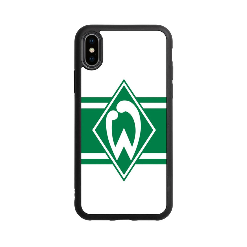 iPhone Xs Base Case Werder Stripes White