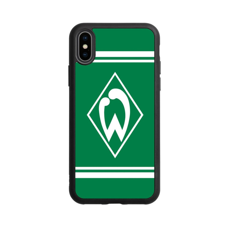 iPhone Xs Base Case Werder Streifen Grün
