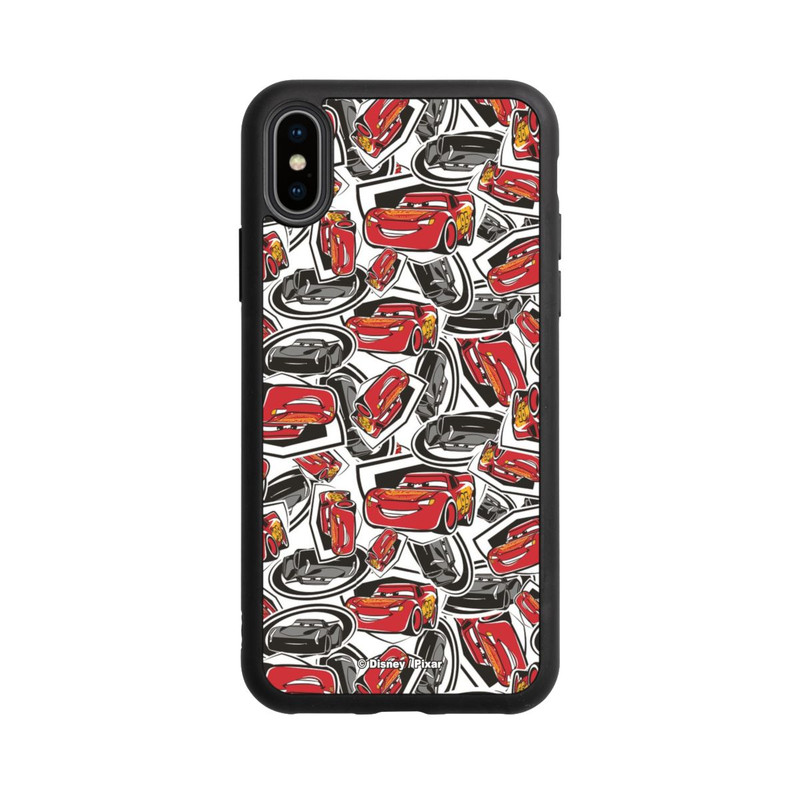 iPhone Xs Base Case Cars 3 Retro Muster