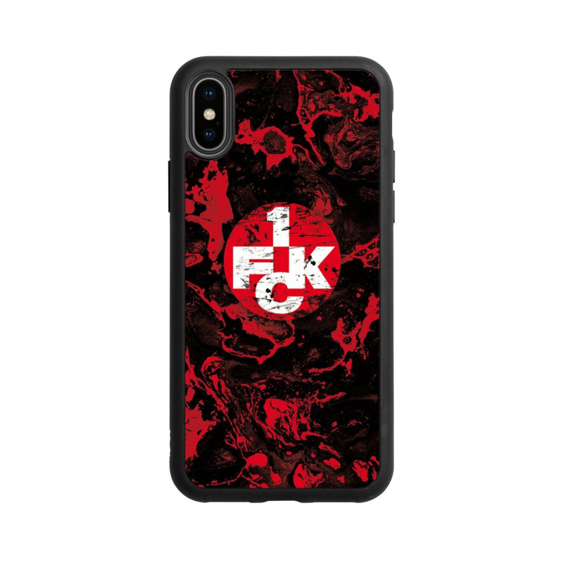 iPhone Xs Base Case FCK Schmelztiegel Rot