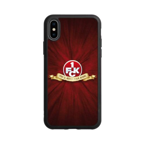Apple iPhone Xs Base Case 1. FCK - You Will Never Walk Alone
