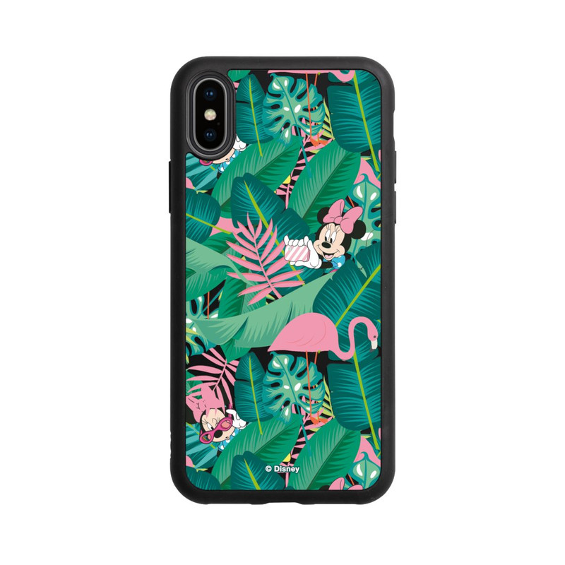 iPhone Xs Base Case Minnie Summer Palmblätter ohne Hintergrund